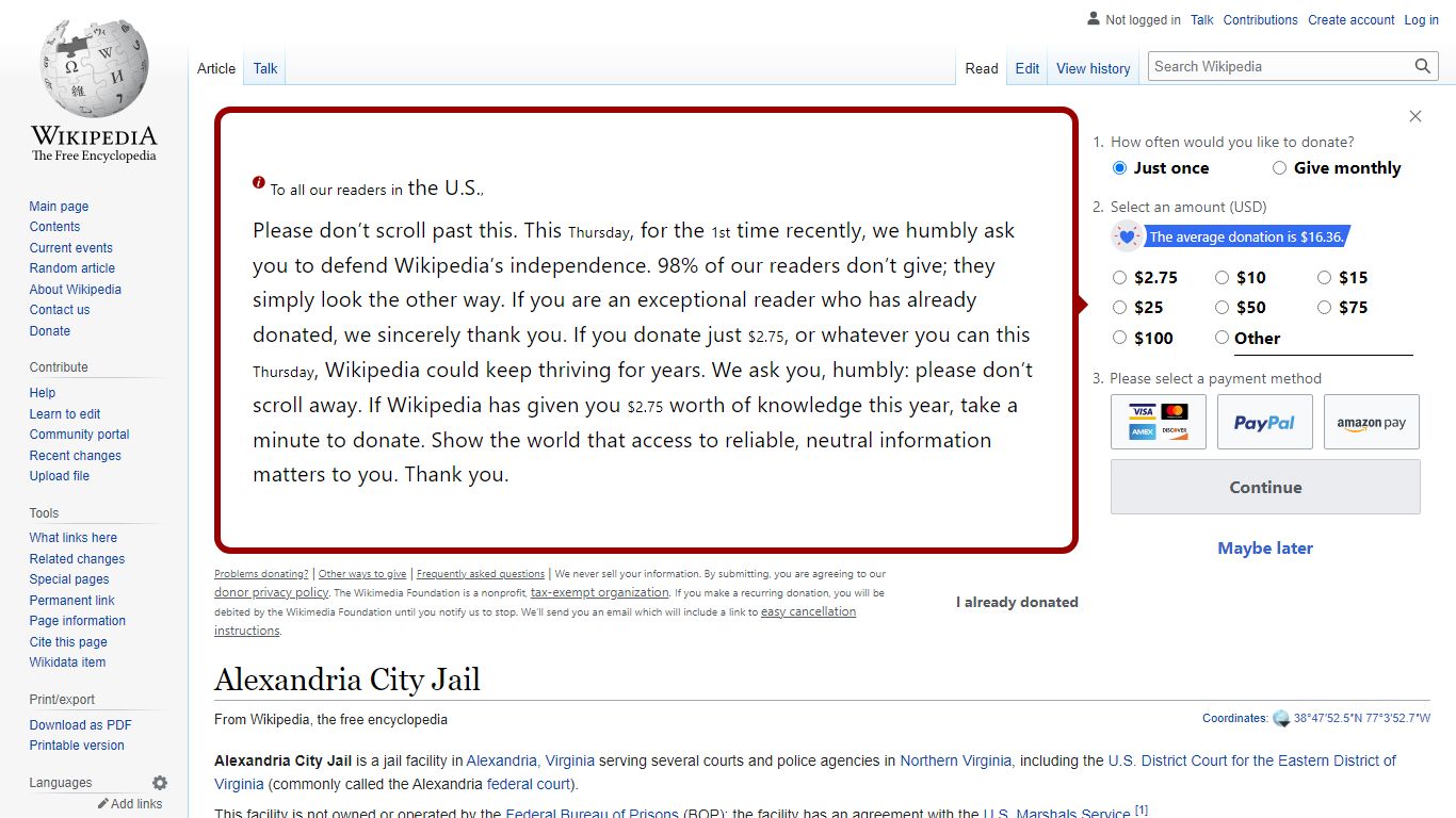 Alexandria City Jail - Wikipedia